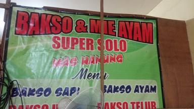 BAKSO & MIE AYAM SUPER SOLO MAS HANUNG