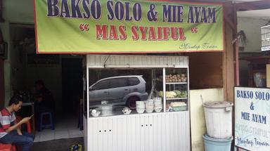 BAKSO SOLO & MIE AYAM MAS SYAIFUL