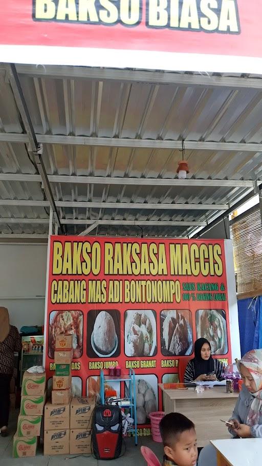 BAKSO RAKSASA MACCIS CABANG MAS ADI BONTONOMPO