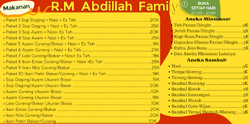 RUMAH MAKAN ABDILLAH FAMILY